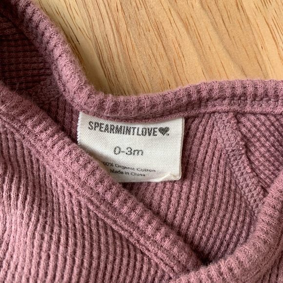 Spearmint Love Waffle Newborn Set - Picture 3 of 5